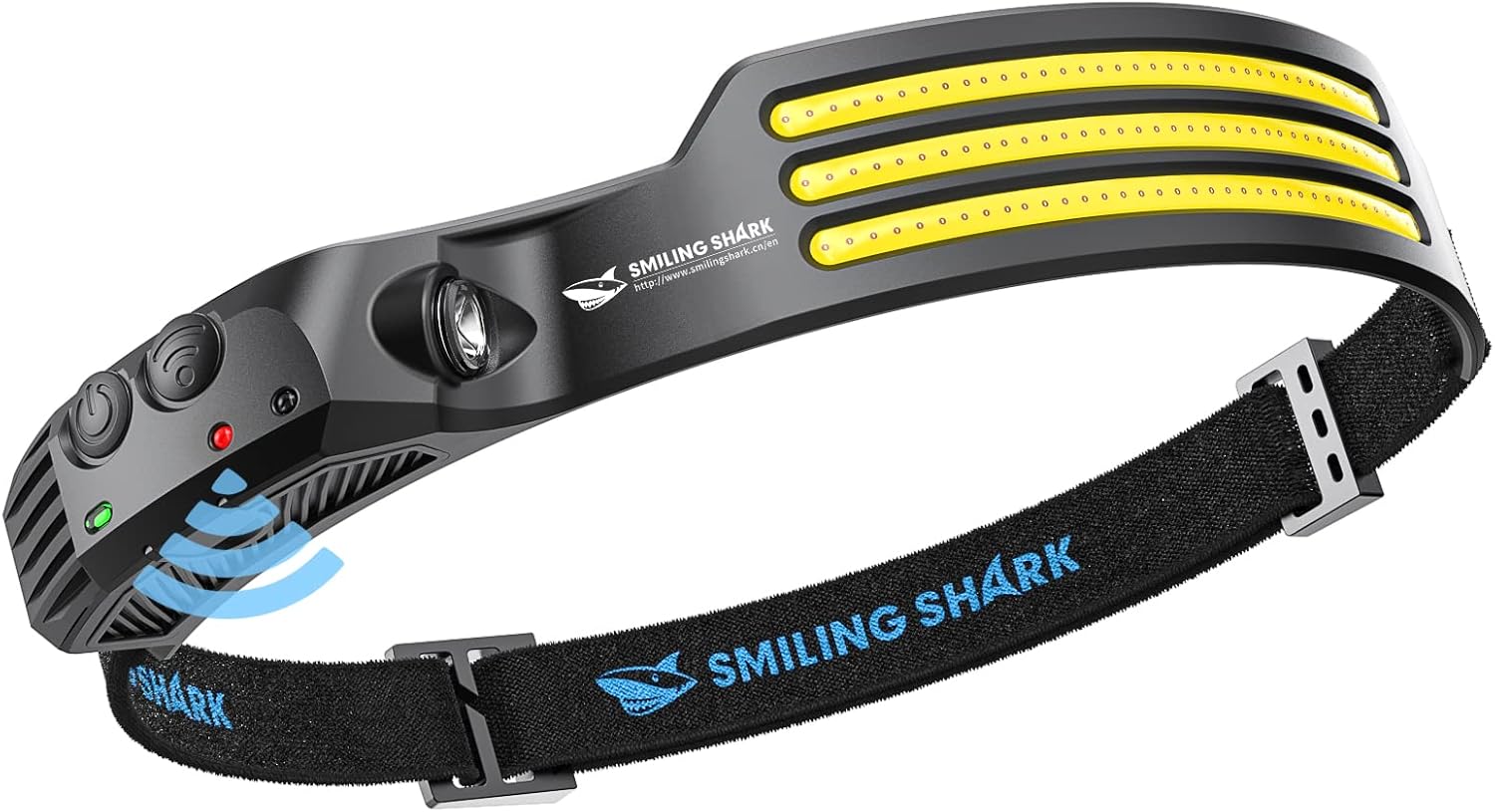 Smiling Shark Linterna frontal LED