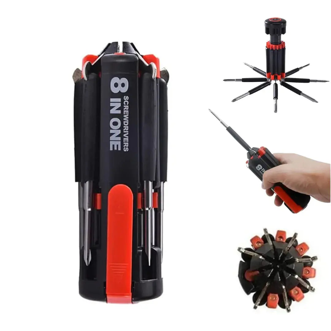 LINTERNA CON DESTORNILLADOR 8 EN 1